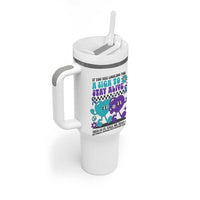 Suicide Prevention Call Or Text 988 Tumbler With Handle If You Are Looking For A Sign To Stay Groovy