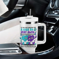 Suicide Prevention Call Or Text 988 Tumbler With Handle If You Are Looking For A Sign To Stay Groovy