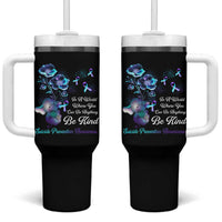 Suicide Prevention Be Kind Tumbler With Handle Elephant In A World Where You Can Be Anything