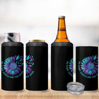 No Story Should End Too Soon Sunflower Suicide Prevention 4 in 1 Can Cooler Tumbler