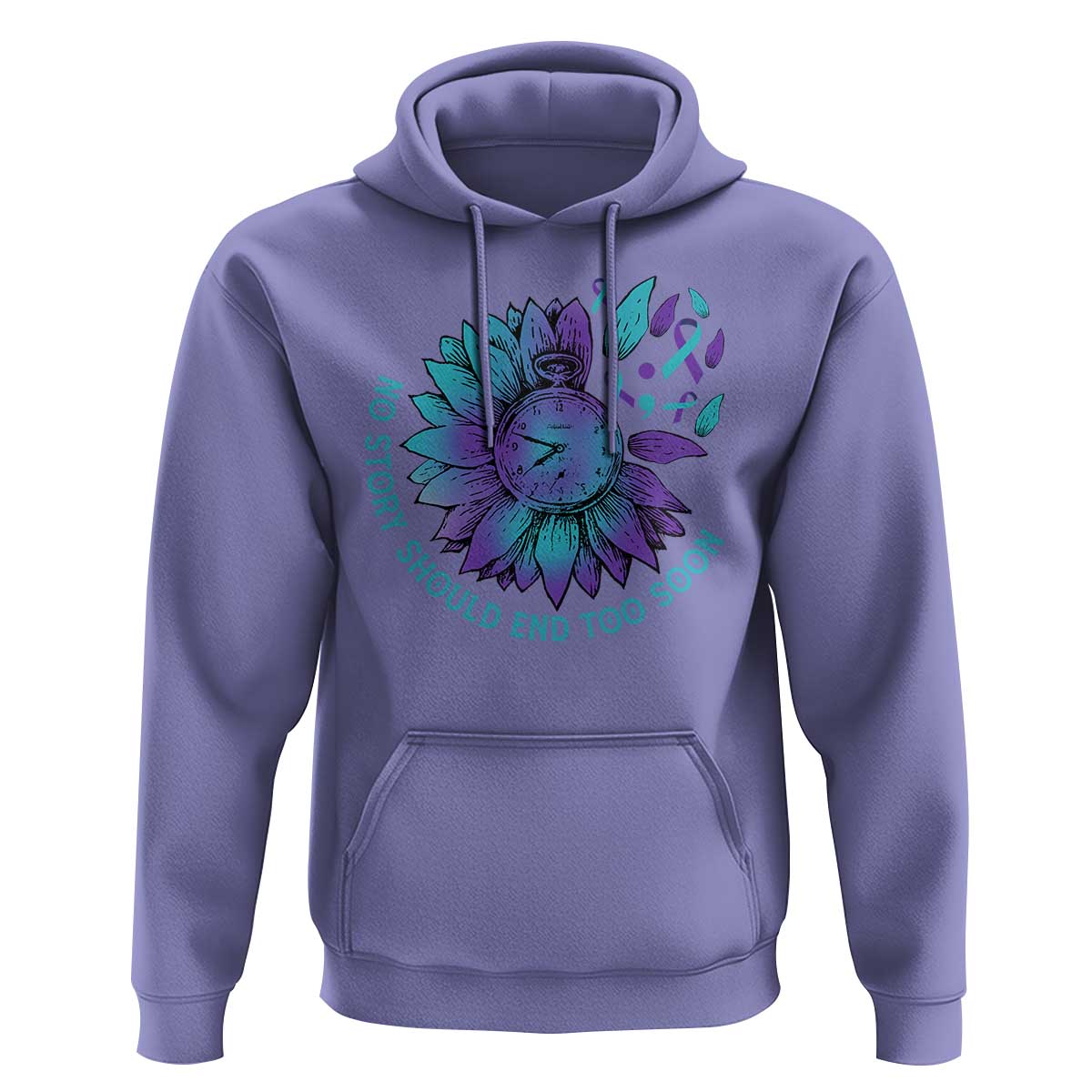 No Story Should End Too Soon Sunflower Suicide Prevention Hoodie - Wonder Print Shop