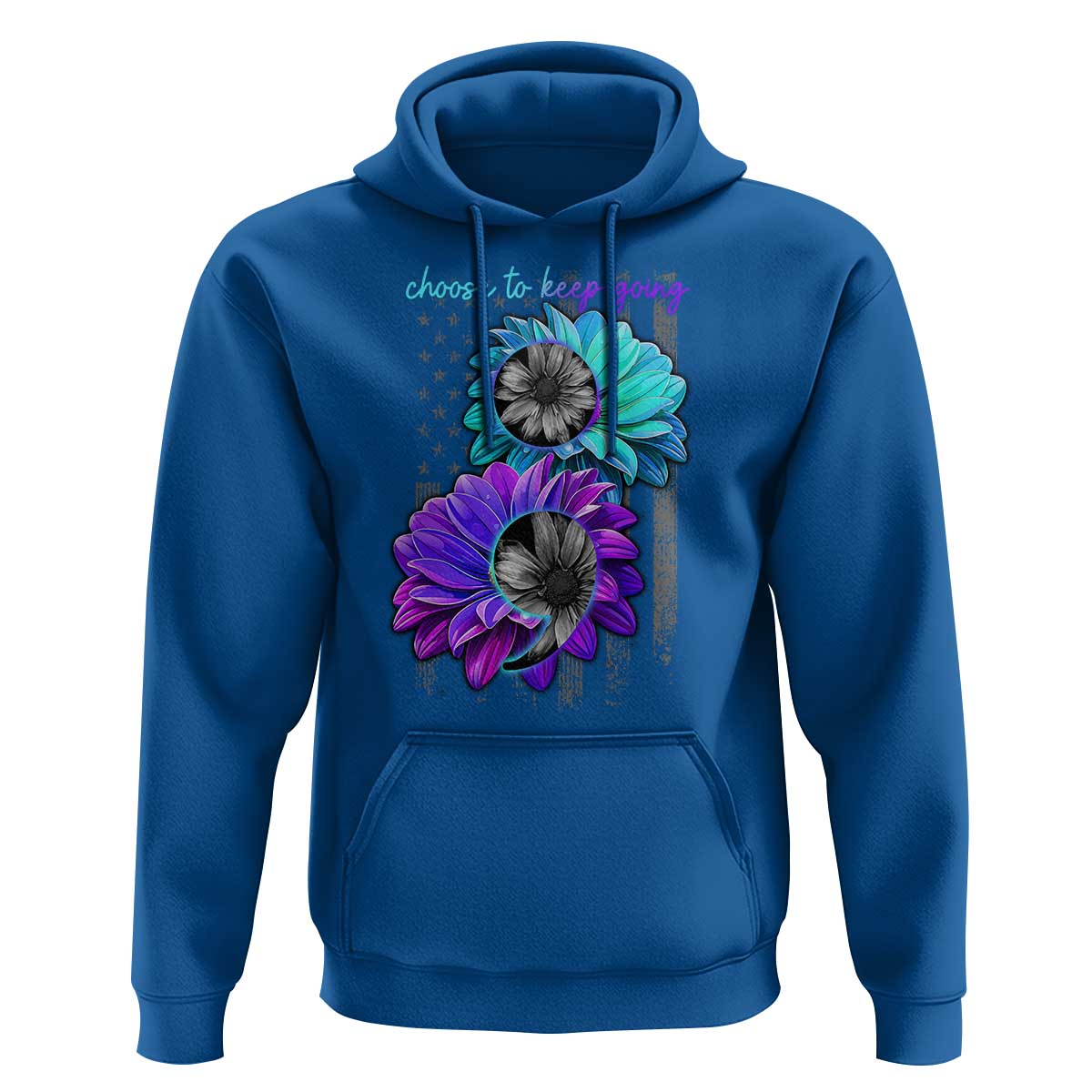 Choose To Keep Going Semicolon Suicide Prevention Hoodie - Wonder Print Shop
