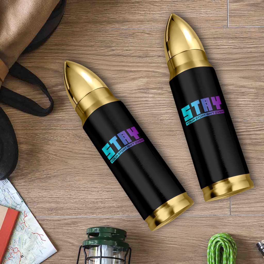 Suicide Prevention Bullet Tumbler Stay Your Story Is Not Over Semicolon