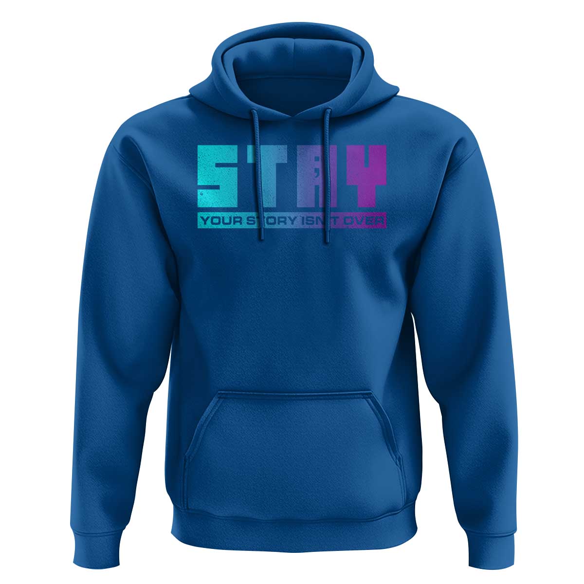 Suicide Prevention Stay Hoodie Your Story Is Not Over Semicolon - Wonder Print Shop