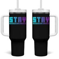 Suicide Prevention Tumbler With Handle Stay Your Story Is Not Over Semicolon