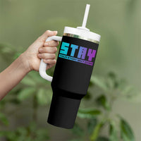 Suicide Prevention Tumbler With Handle Stay Your Story Is Not Over Semicolon