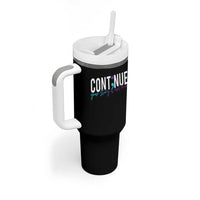Suicide Prevention Tumbler With Handle Continue Your Story Is Not Over Semicolon
