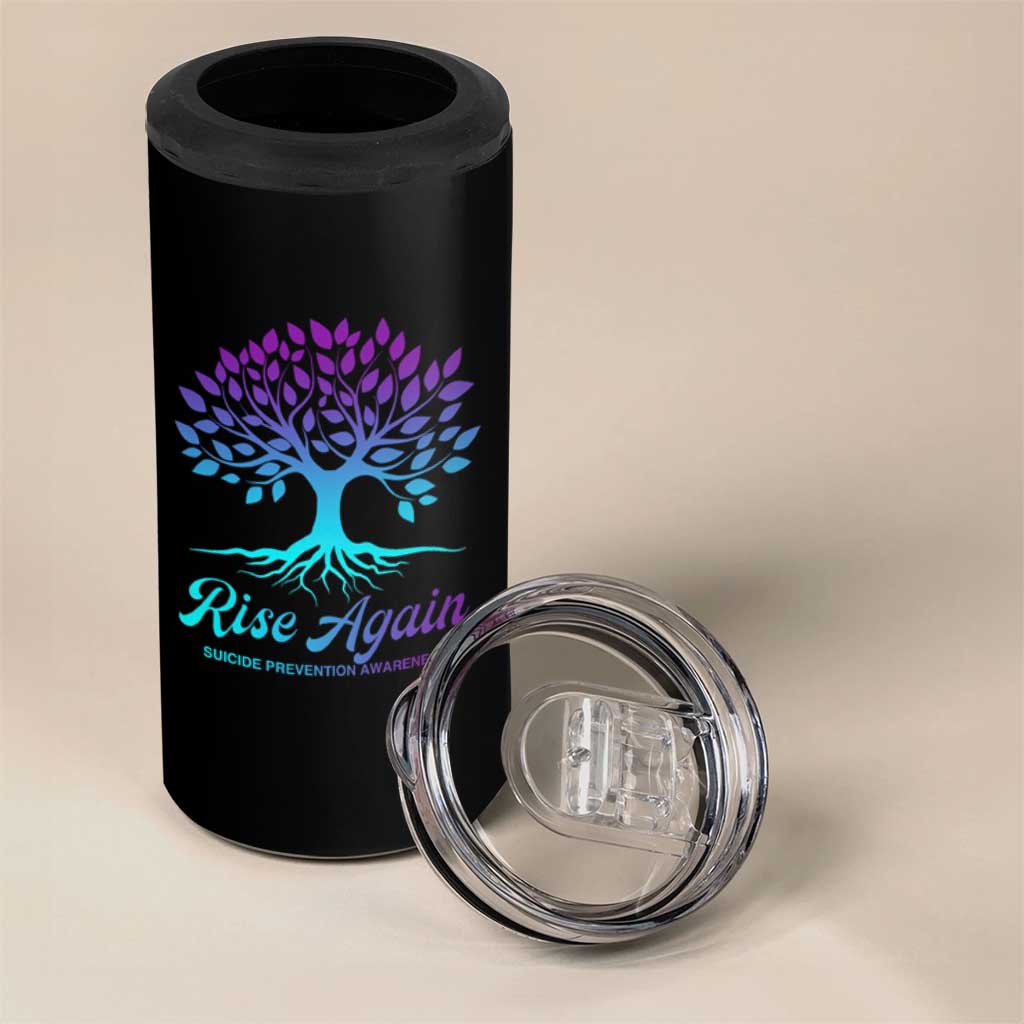Suicide Prevention Rise Again 4 in 1 Can Cooler Tumbler