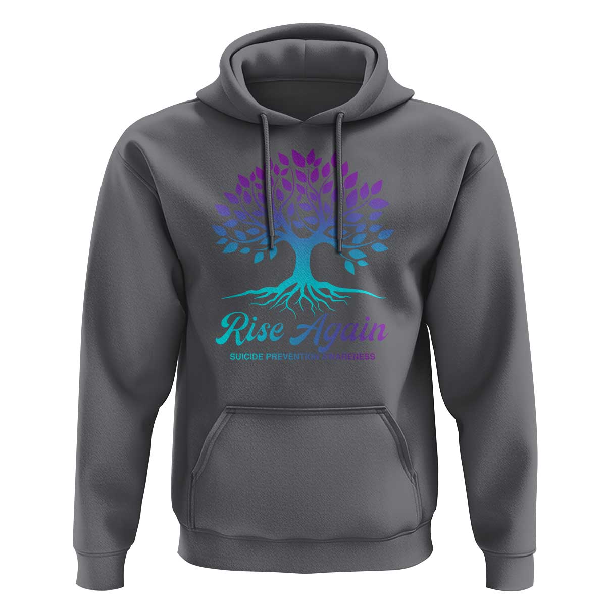 Suicide Prevention Rise Again Hoodie - Wonder Print Shop