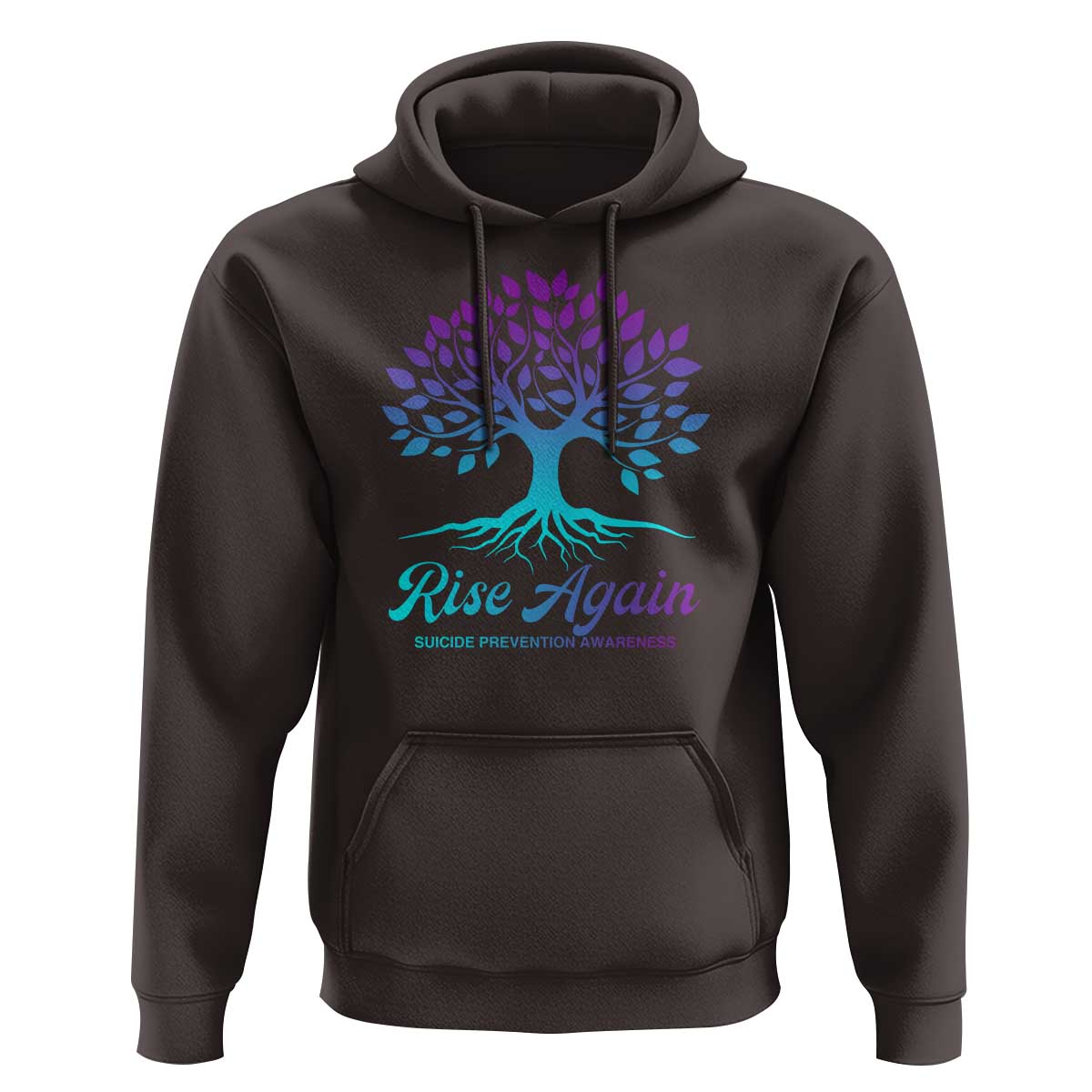 Suicide Prevention Rise Again Hoodie - Wonder Print Shop