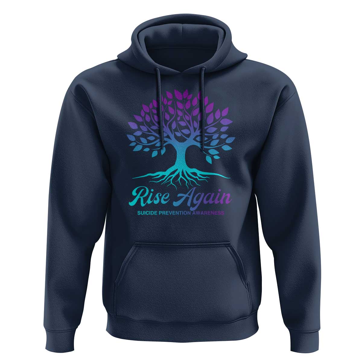 Suicide Prevention Rise Again Hoodie - Wonder Print Shop