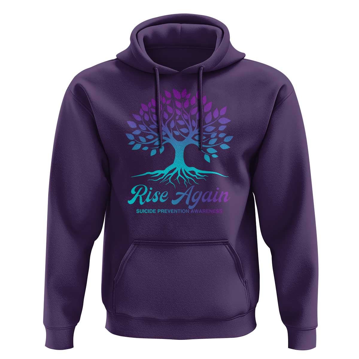 Suicide Prevention Rise Again Hoodie - Wonder Print Shop