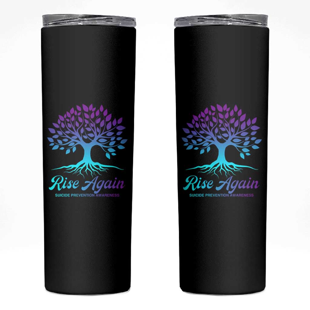 Suicide Prevention Rise Again Skinny Tumbler