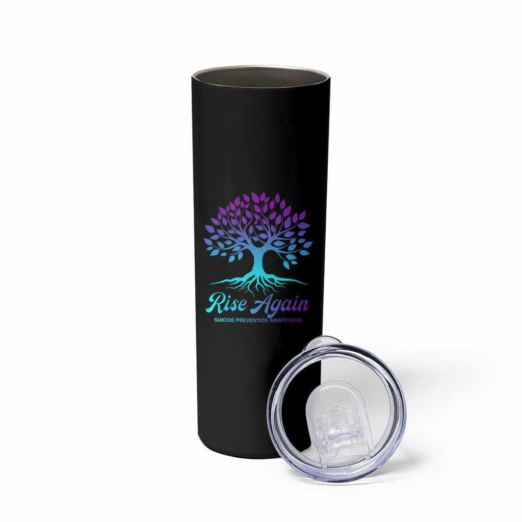 Suicide Prevention Rise Again Skinny Tumbler