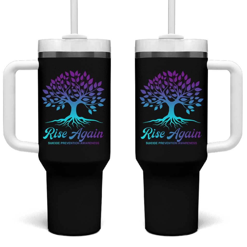 Suicide Prevention Rise Again Tumbler With Handle