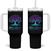 Suicide Prevention Rise Again Tumbler With Handle