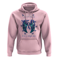 For Someone I Miss Every Single Day Hoodie I Wear Teal And Purple Suicide Prevention - Wonder Print Shop