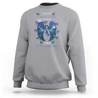 For Someone I Miss Every Single Day Sweatshirt I Wear Teal And Purple Suicide Prevention - Wonder Print Shop