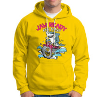 Shark Lover Hoodie Jaw Ready For This Riding Motorbike - Wonder Print Shop