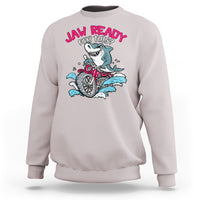 Shark Lover Sweatshirt Jaw Ready For This Riding Motorbike - Wonder Print Shop