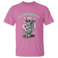 Book Lover T Shirt One More Chapter Bookaholic Skeleton - Wonder Print Shop