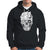 Cat Lover Hoodie Cats Skull Skeleton Cute And Scary - Wonder Print Shop