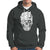 Cat Lover Hoodie Cats Skull Skeleton Cute And Scary - Wonder Print Shop