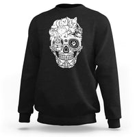 Cat Lover Sweatshirt Cats Skull Skeleton Cute And Scary - Wonder Print Shop