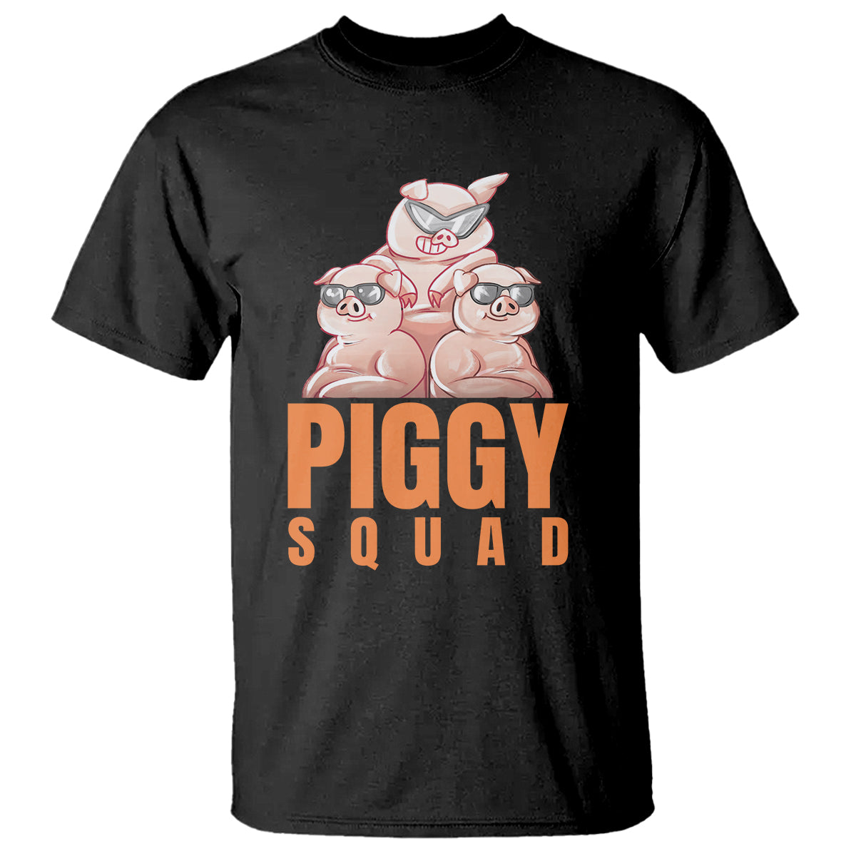 Pig Lover T Shirt Cool Piggy Squad - Wonder Print Shop