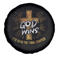 Funny Christian Spare Tire Cover I've Read the Final Chapter God Wins