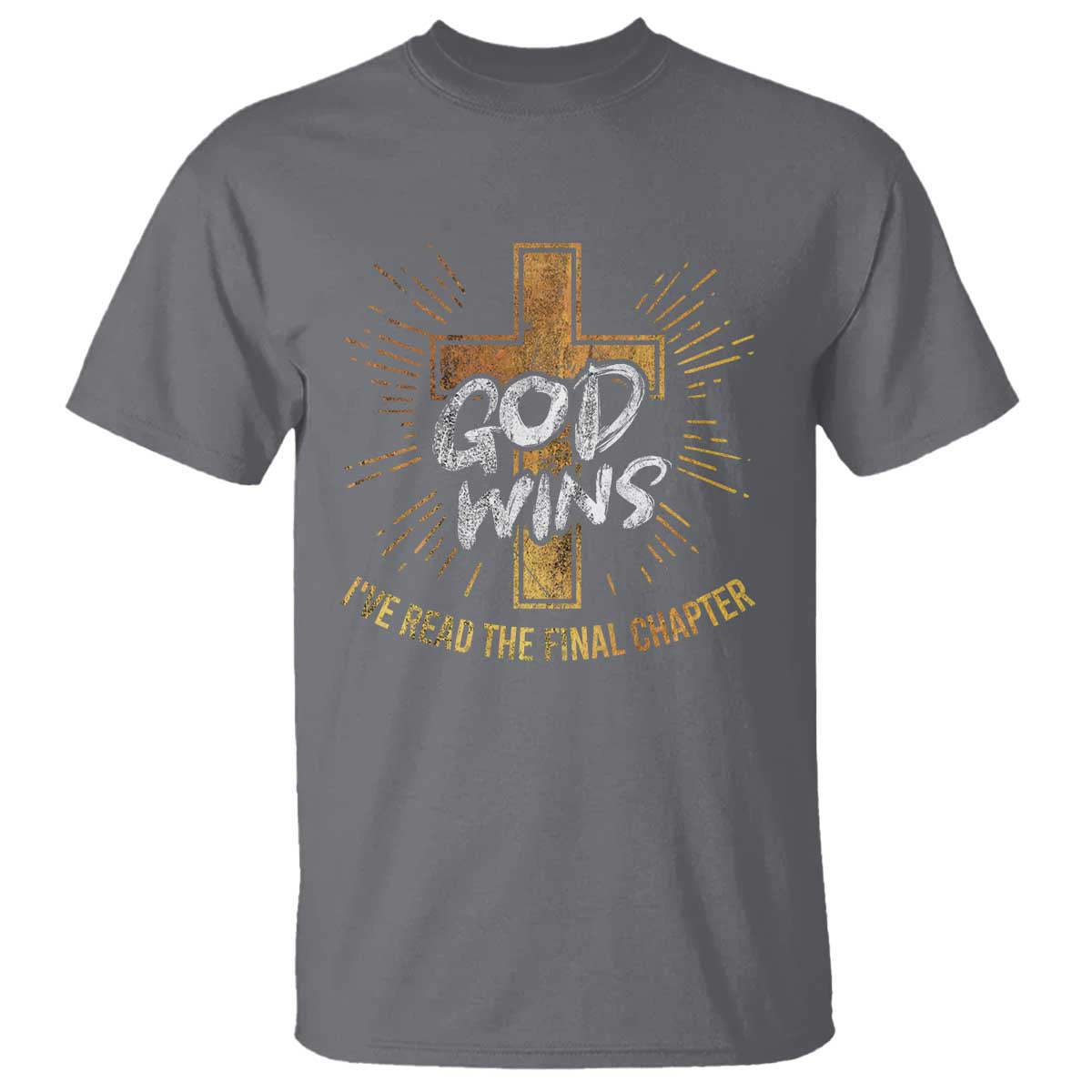 Funny Christian T Shirt I've Read the Final Chapter God Wins - Wonder Print Shop