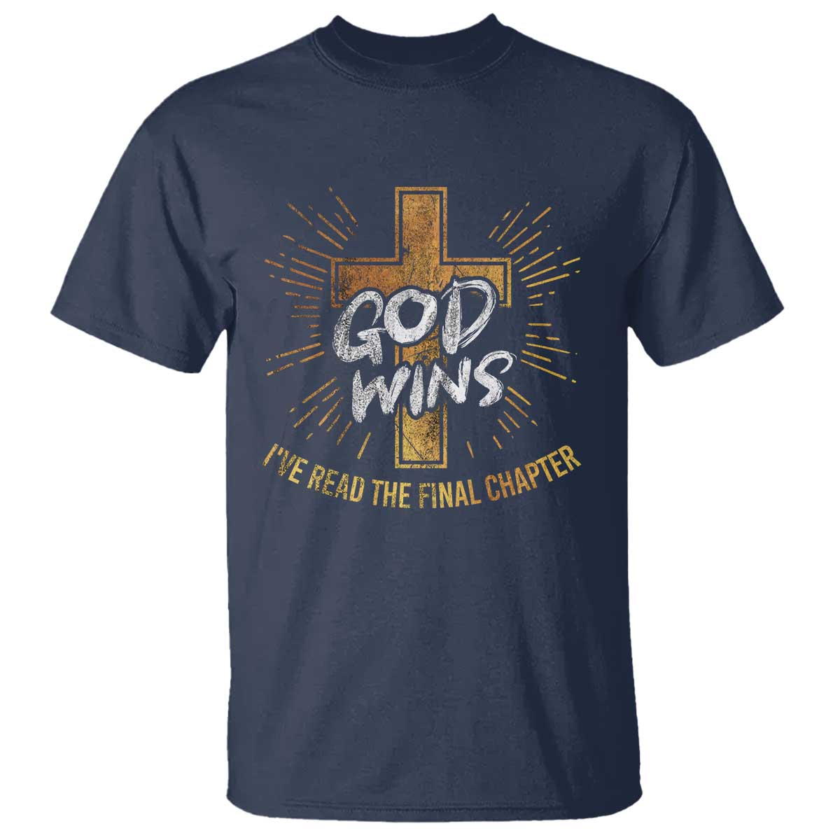 Funny Christian T Shirt I've Read the Final Chapter God Wins - Wonder Print Shop