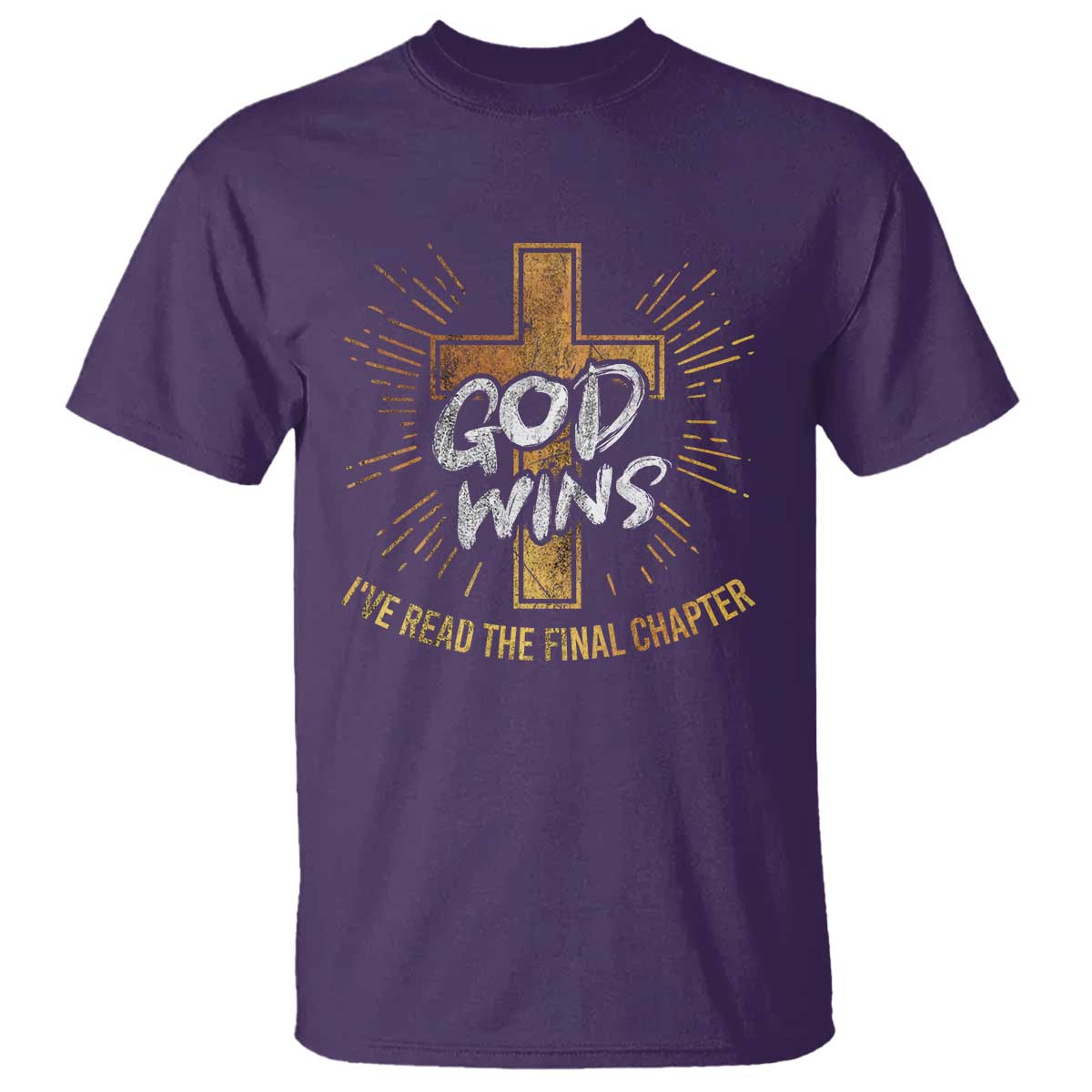 Funny Christian T Shirt I've Read the Final Chapter God Wins - Wonder Print Shop