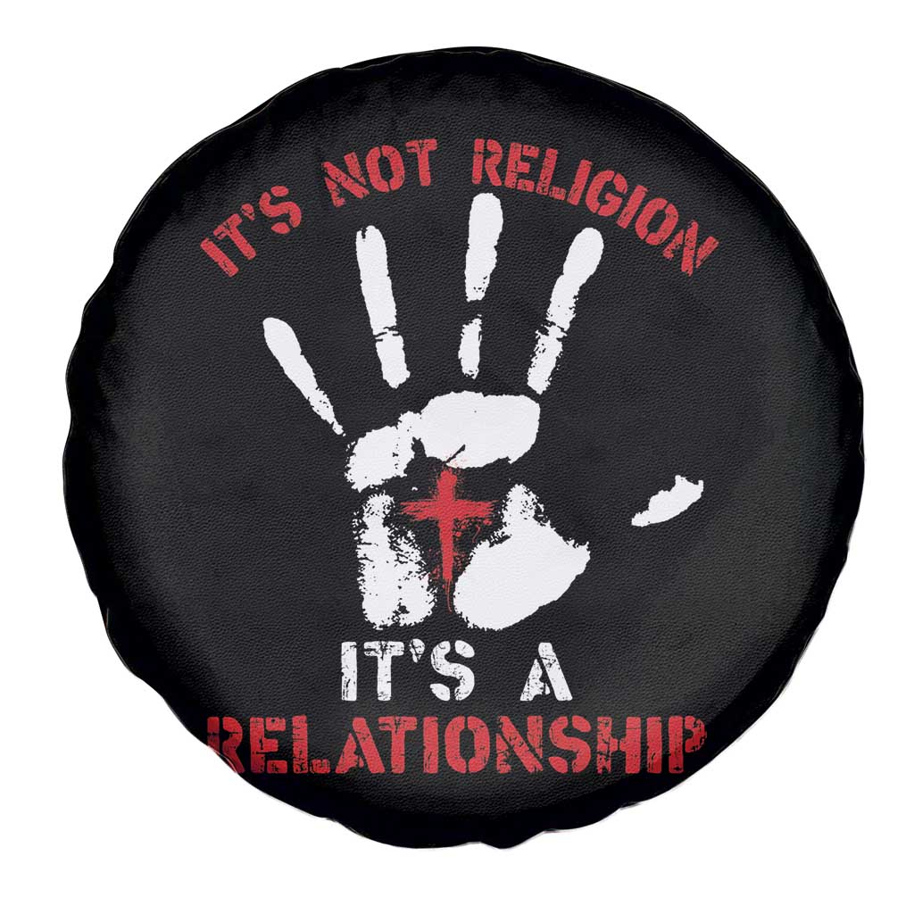 Christian Spare Tire Cover It's Not Religion It's A Relationship