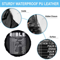 Christian Spare Tire Cover Bible Emergency Number