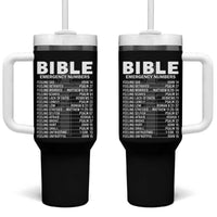 Christian Tumbler With Handle Bible Emergency Number