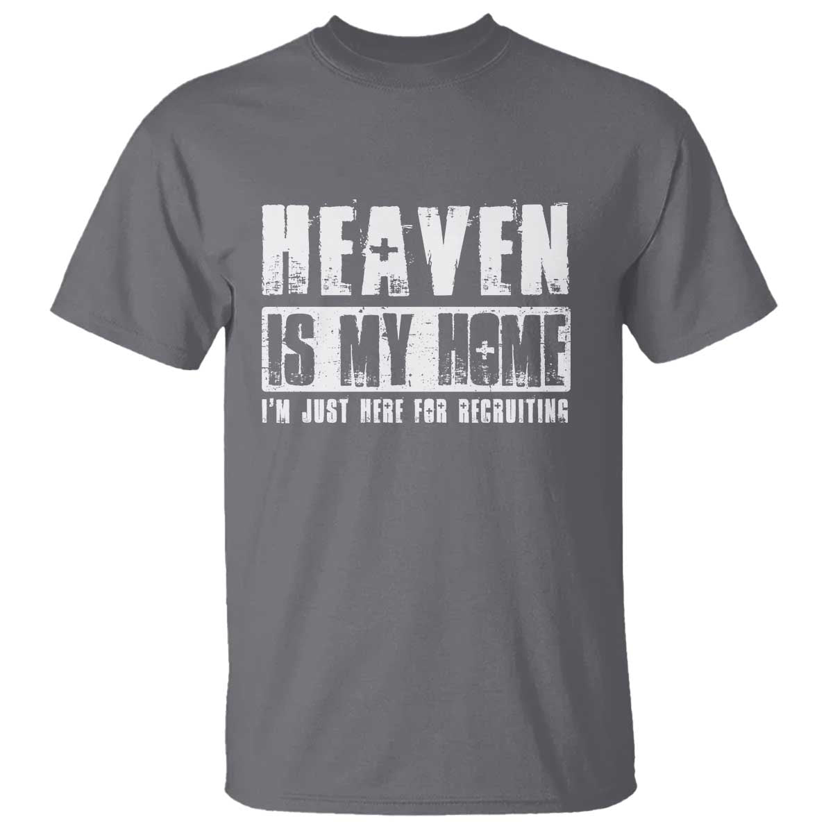 Funny Christian T Shirt Heaven Is My Home Religious Jesus - Wonder Print Shop