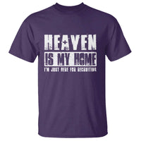 Funny Christian T Shirt Heaven Is My Home Religious Jesus - Wonder Print Shop