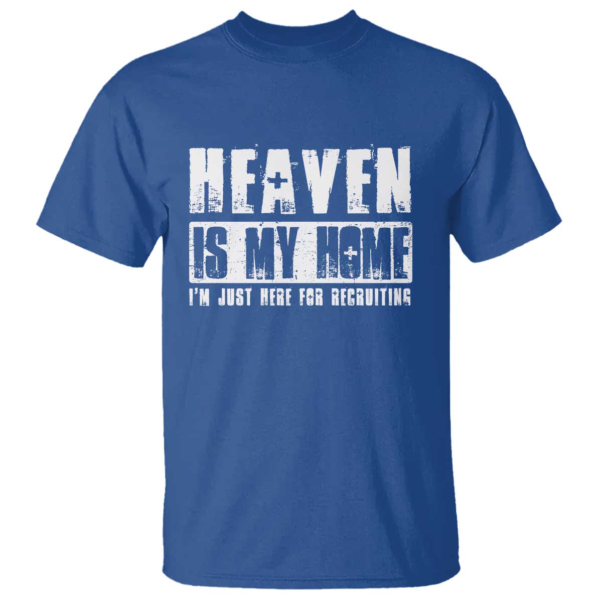 Funny Christian T Shirt Heaven Is My Home Religious Jesus - Wonder Print Shop