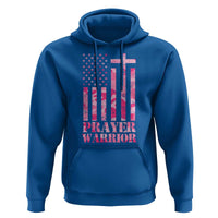 Prayer Warrior Hoodie Camo American Flag Christian Pray