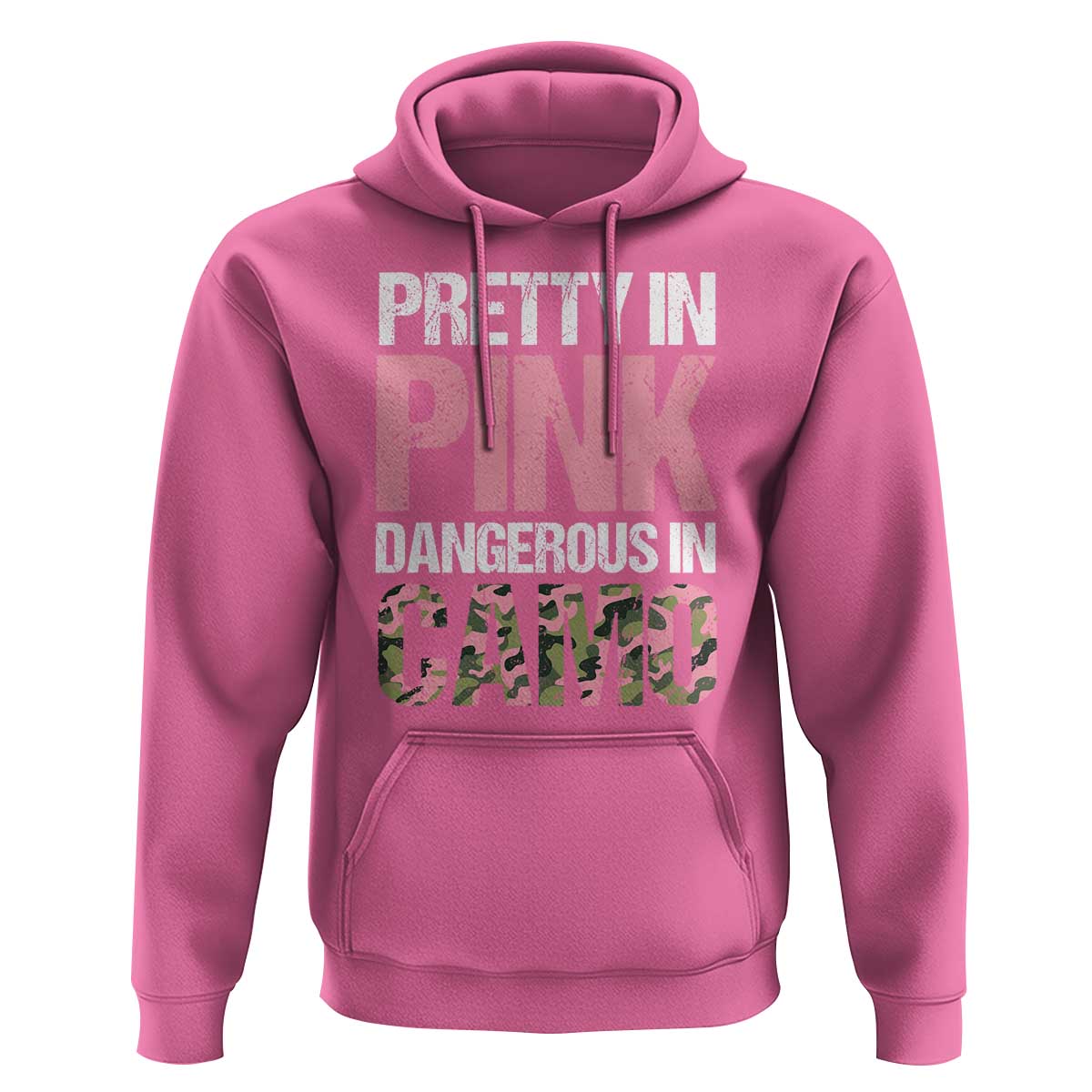 Camo Girl Hoodie Pretty Pink Dangerous Camo Hunting Hunter