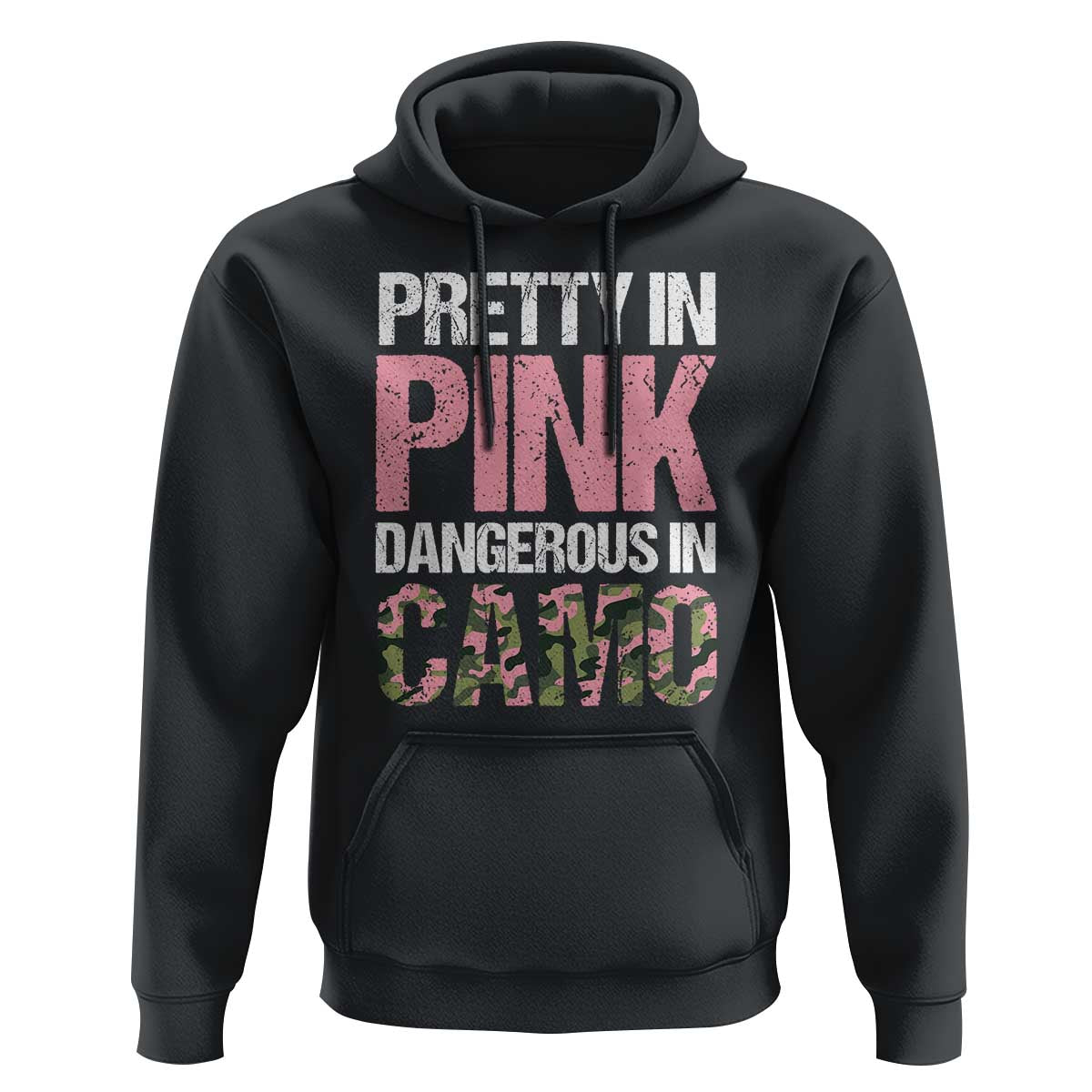 Camo Girl Hoodie Pretty Pink Dangerous Camo Hunting Hunter
