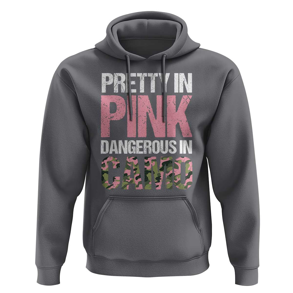 Camo Girl Hoodie Pretty Pink Dangerous Camo Hunting Hunter