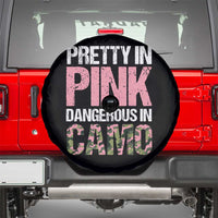 Camo Girl Spare Tire Cover Pretty Pink Dangerous Camo Hunting Hunter