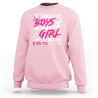 Girl Hunting Sweatshirt Let This Girl Show You How To Hunt - Wonder Print Shop