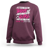 Girl Hunting Sweatshirt Let This Girl Show You How To Hunt - Wonder Print Shop