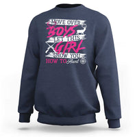 Girl Hunting Sweatshirt Let This Girl Show You How To Hunt - Wonder Print Shop