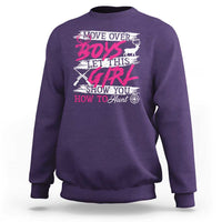 Girl Hunting Sweatshirt Let This Girl Show You How To Hunt - Wonder Print Shop
