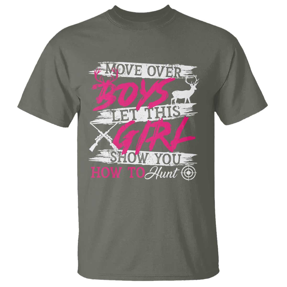 Girl Hunting T Shirt Let This Girl Show You How To Hunt - Wonder Print Shop