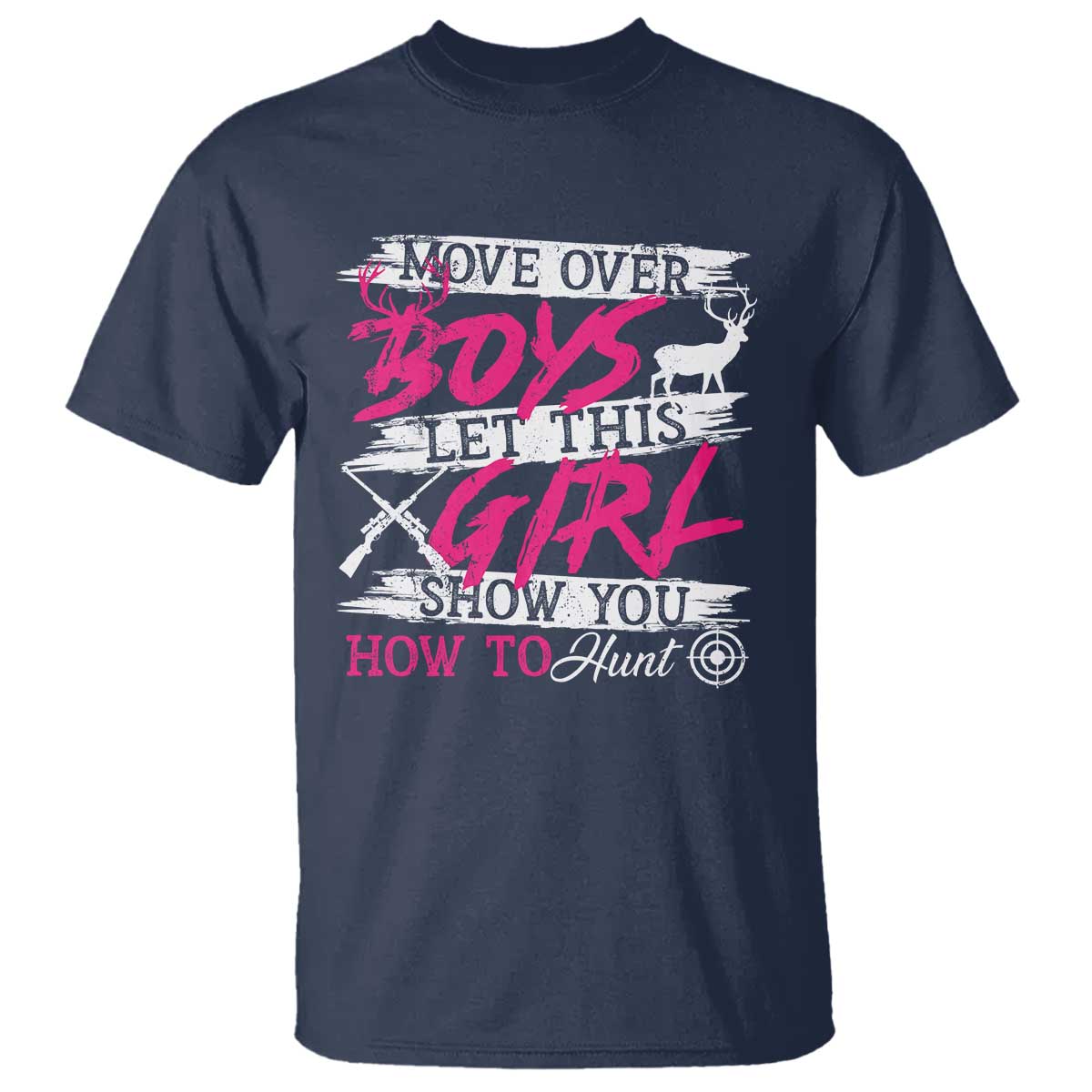 Girl Hunting T Shirt Let This Girl Show You How To Hunt - Wonder Print Shop